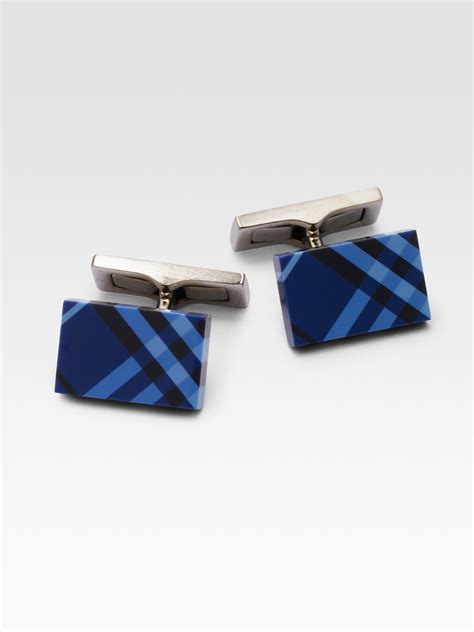 burberry cufflinks blue|cheap burberry cufflinks.